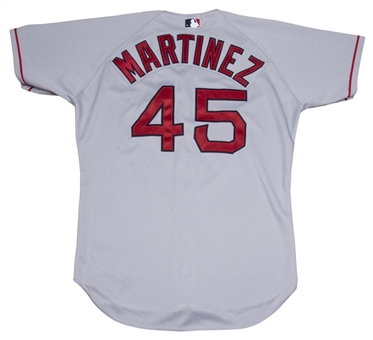 2004 Pedro Martinez Game Used Boston Red Sox Road Jersey 
